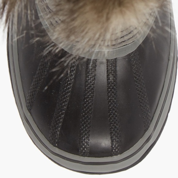 NWT SOREL Joan of Arctic Waterproof Boots - Women's in Black leather suede 7M - Picture 4 of 12